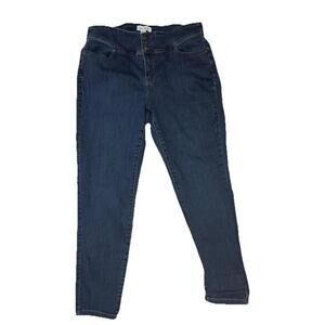Lane Bryant Jeans Size 18 Blue High Rise Jegging Flex Waistband 3 Button